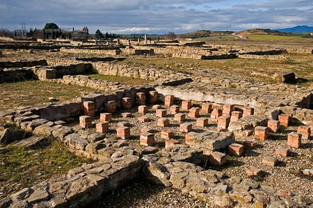 Roman archaeological site of Andelos in Mendigorría